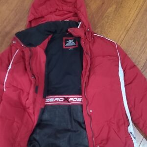 ZeroXposur Red and Black Hooded Jacket